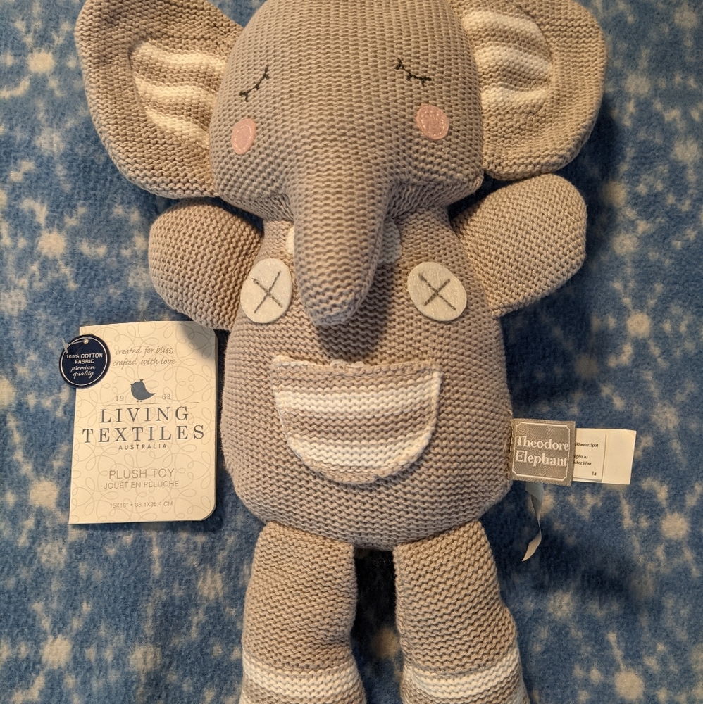 Living Textiles Plush Toy Elephant
